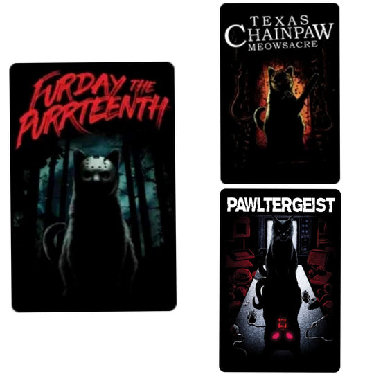 'Cat Horror Movie' Tin Signs