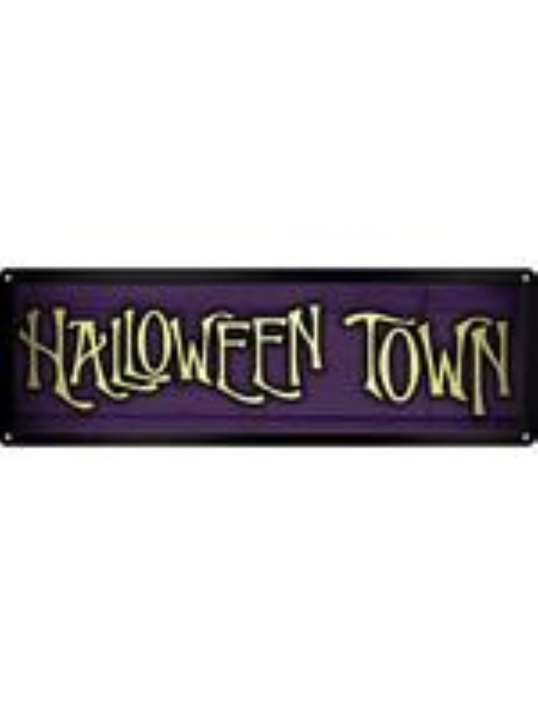 'Halloween Town' Tin Sign
