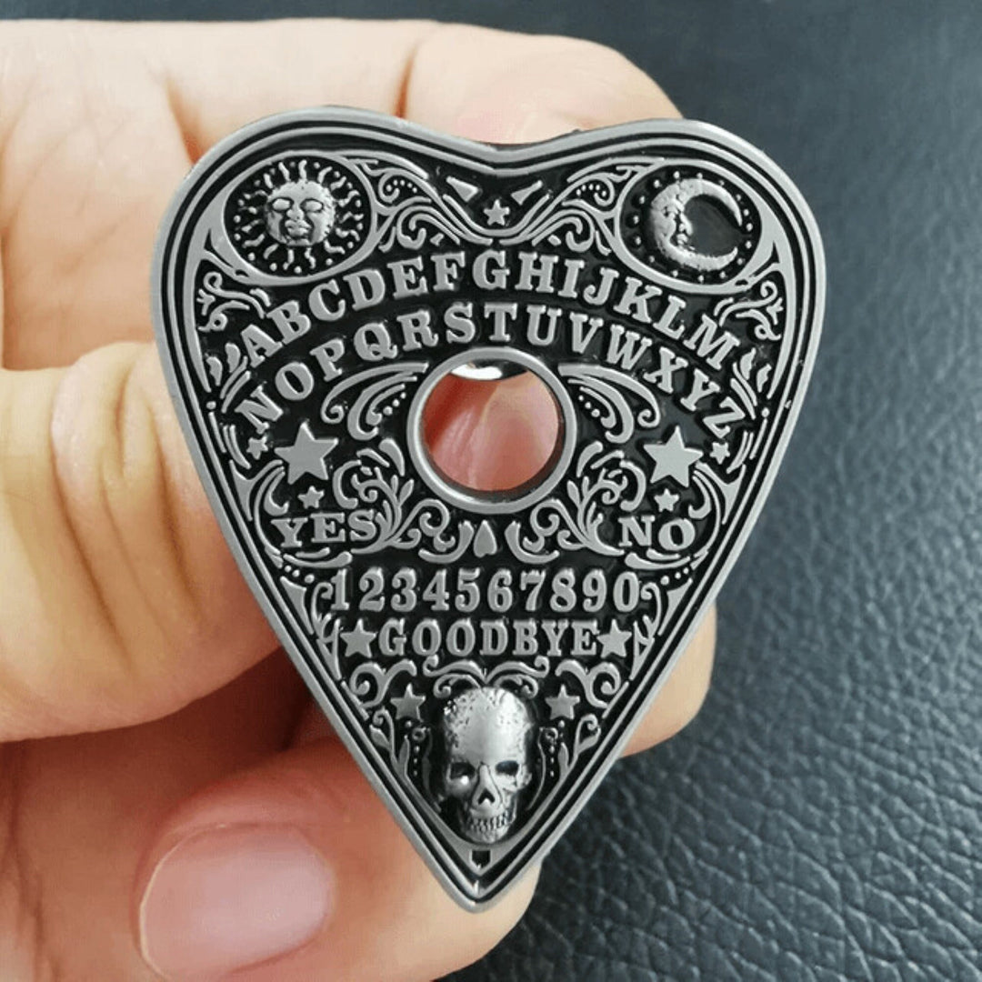 Ouija Planchette Enamel Pin