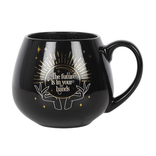 Black Fortune Teller Heat Changing Mug.