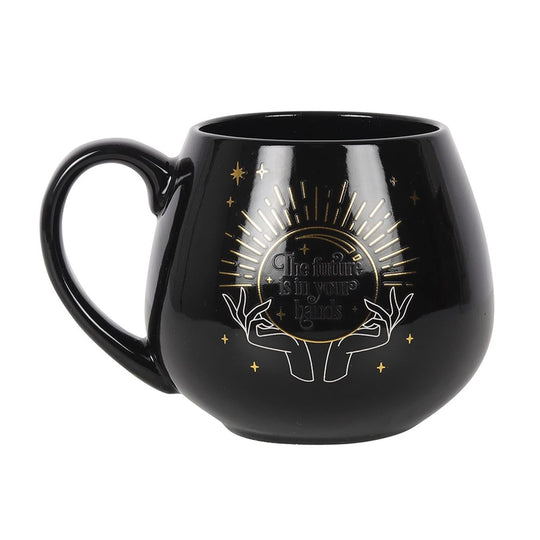 Black Fortune Teller Heat Changing Mug.