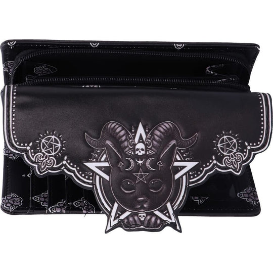 Baphomet Cat Embossed Purse