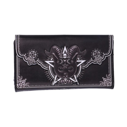 Baphomet Cat Embossed Purse