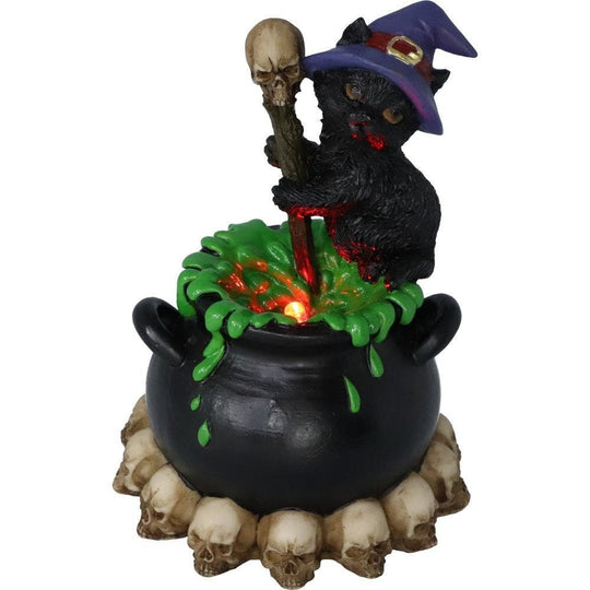 Familiar and Cauldron Figurine.