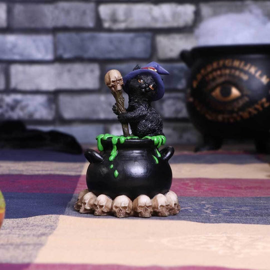 Familiar and Cauldron Figurine.
