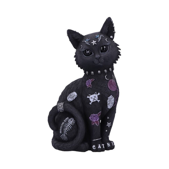 'Bad to the Bone' Cat Figurine