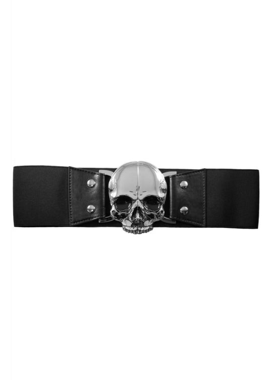 Skull Elastic Waist Belt