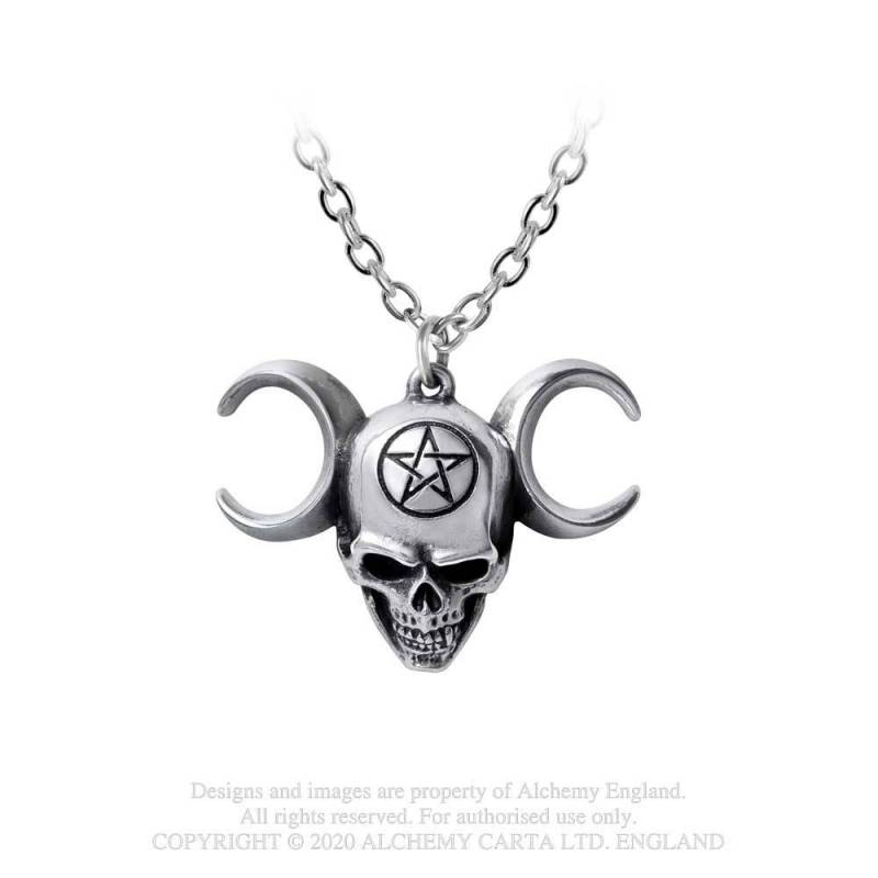 Pewter Pendant Lune Mystique
