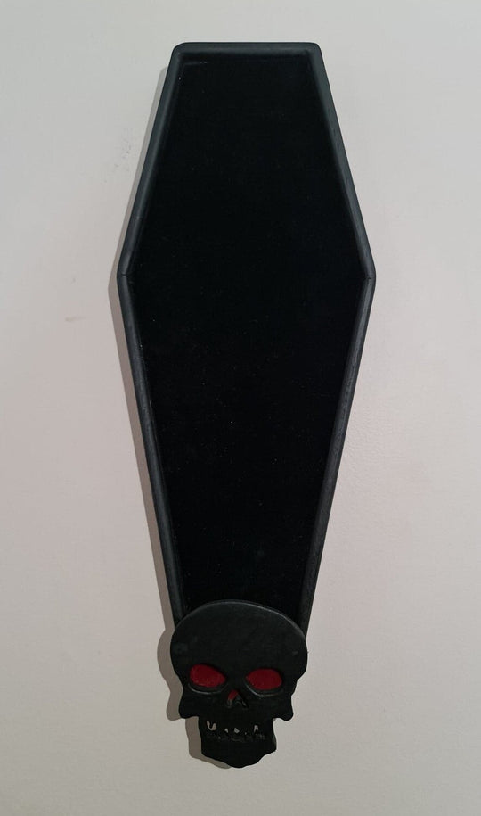 Coffin Pin Board Deluxe Skull