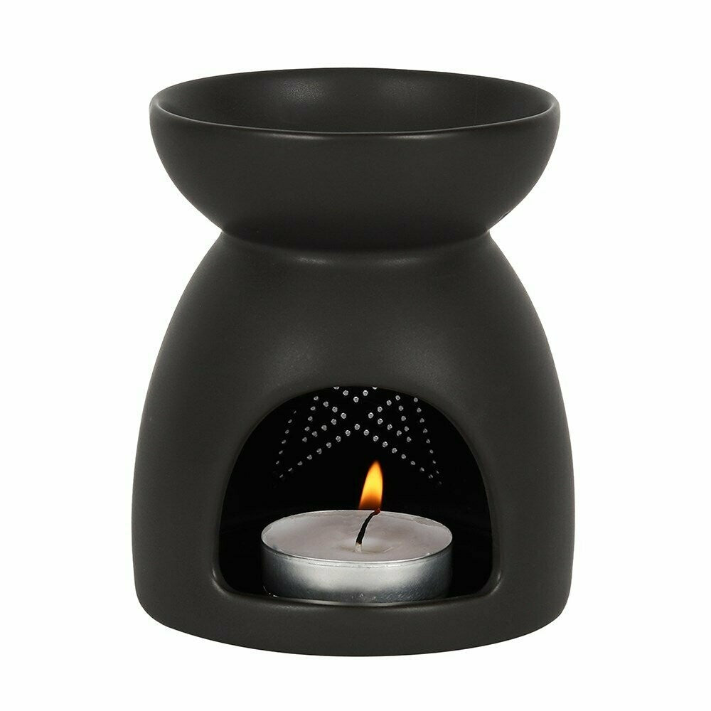 Black Pentagram Cut-Out Oil/Wax Burner