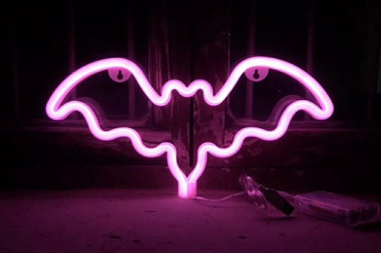 Neon Pink LED Bat Light