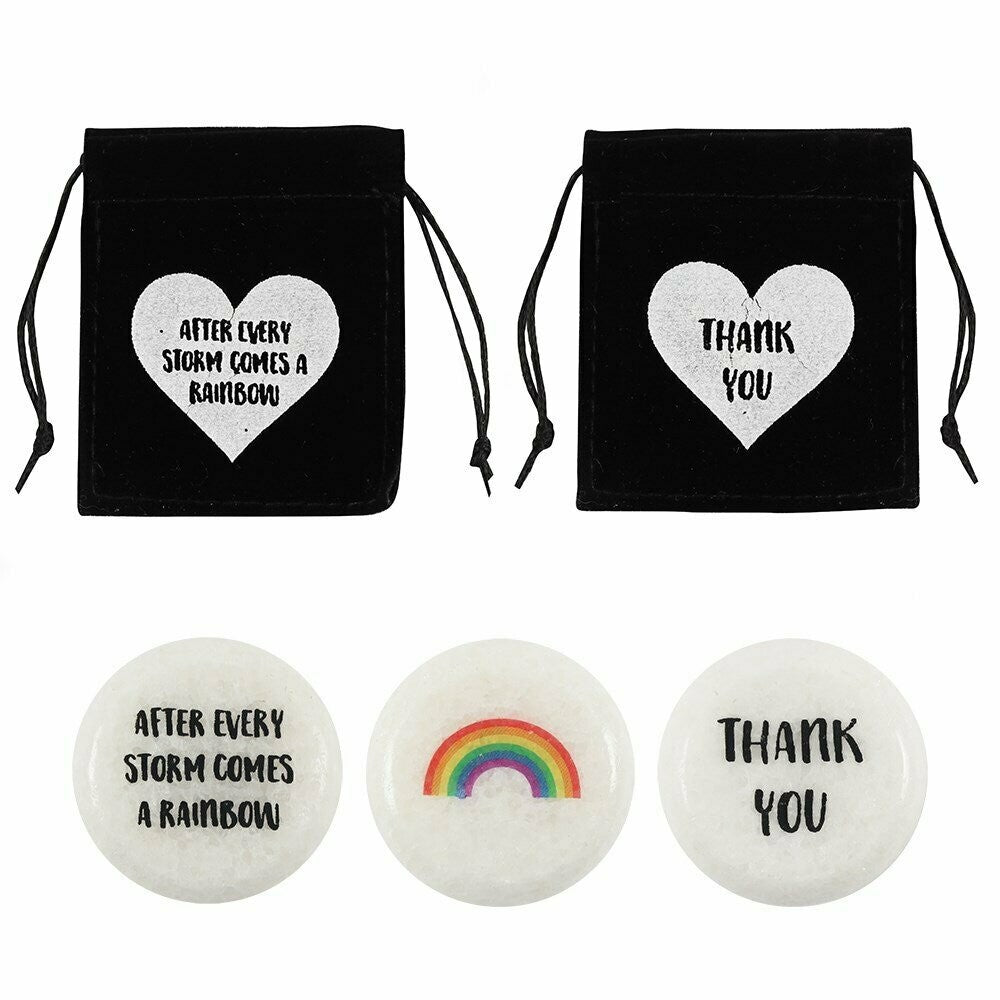 Rainbow Sentiment Stone in a Bag
