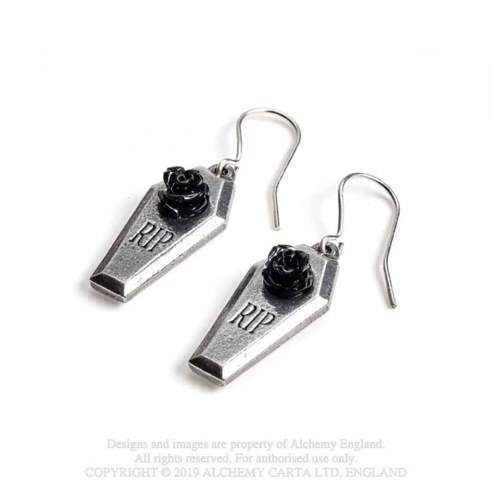 'RIP Rose' Earrings