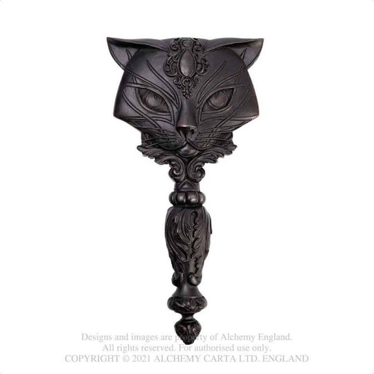 Black Cat Hand Mirror