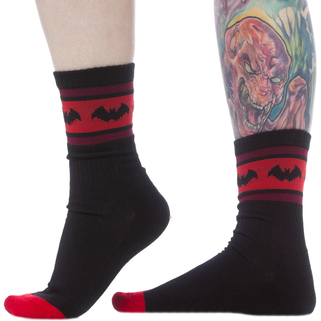 Bat Stripe Socks