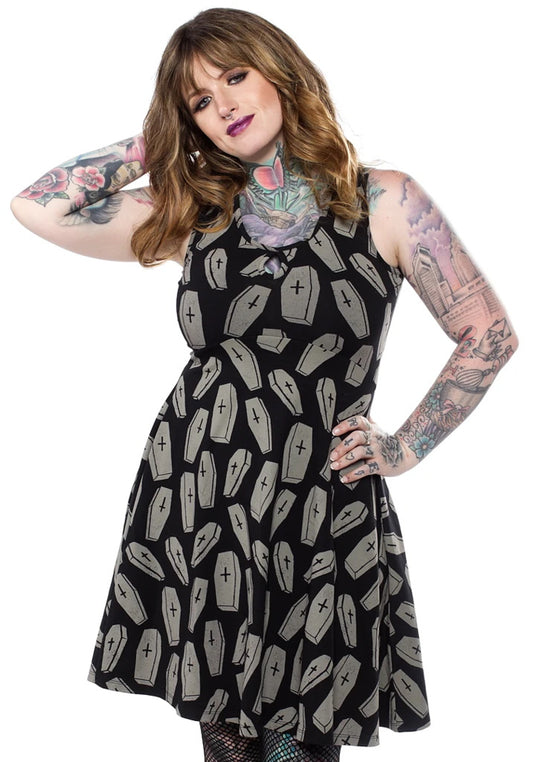 6 Feet Under Keyhole Skater Dress