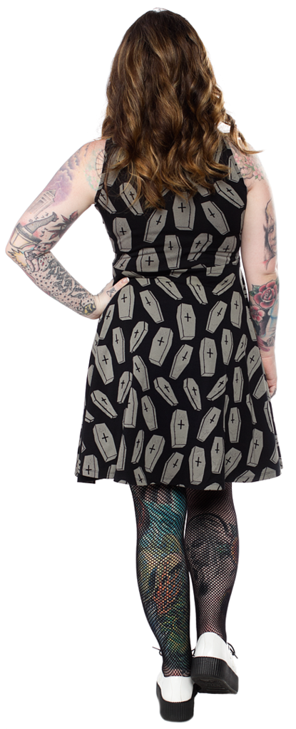 6 Feet Under Keyhole Skater Dress