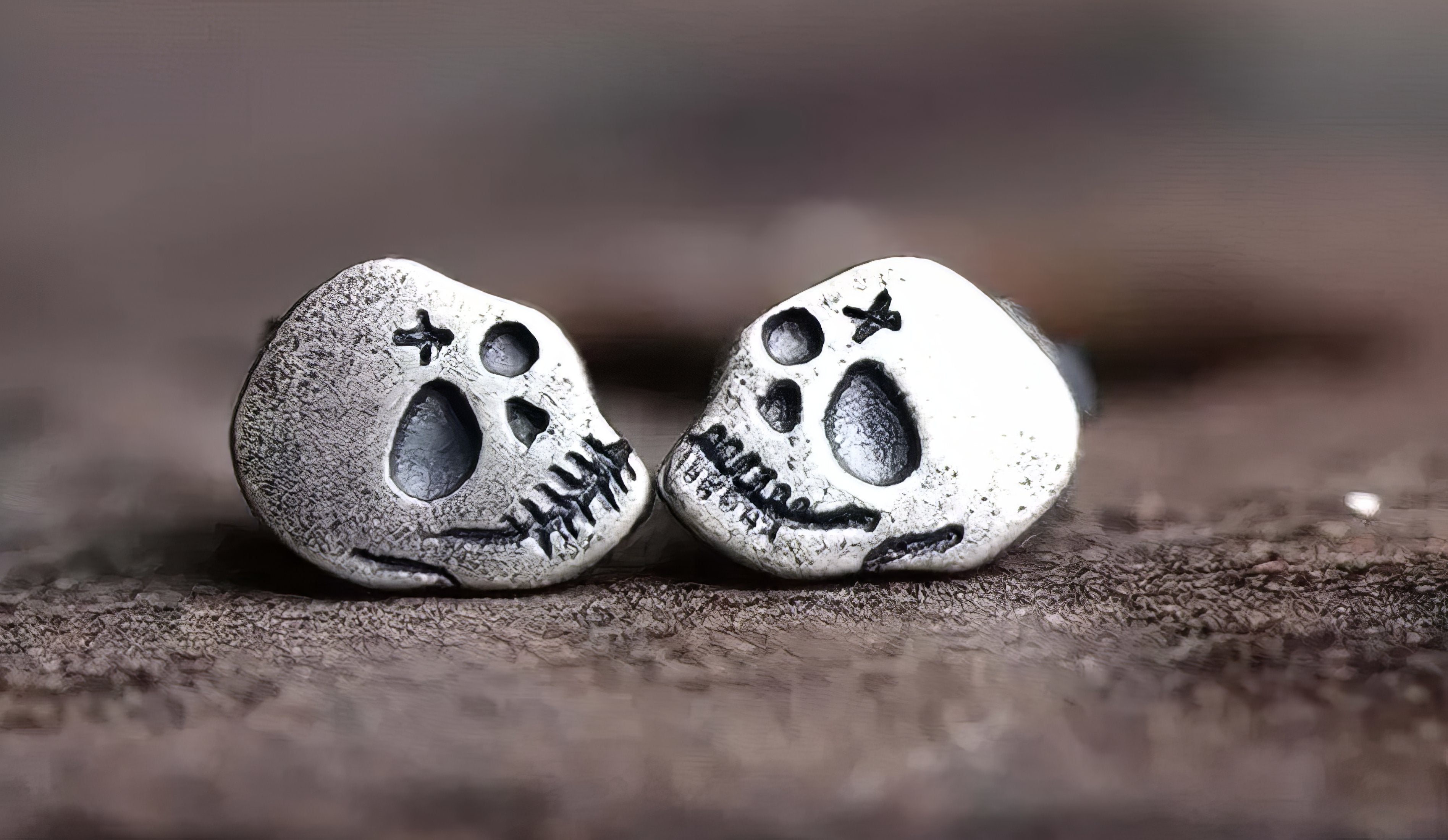 Skull Ear studs