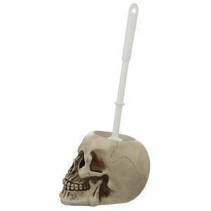 Skull Head Toilet Brush