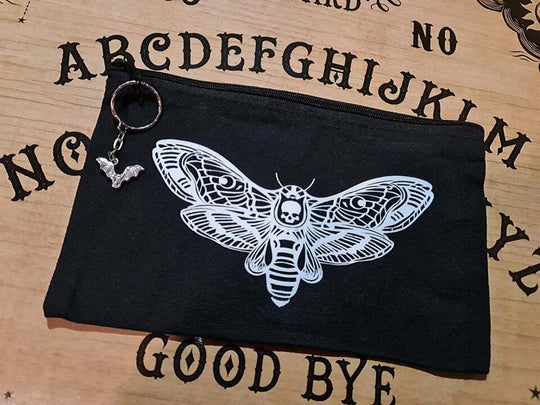 Tinea Death Moth -  Make up Bag