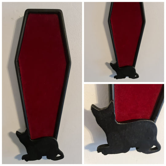Coffin Pin Board Deluxe Cat