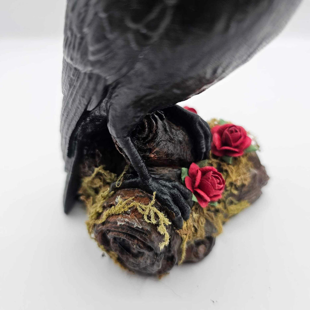 Crow & Roses Ornament