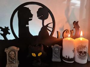 Nightmare Before Christmas Inspired  Handmade Shelf