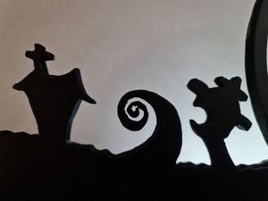 Nightmare Before Christmas Inspired  Handmade Shelf