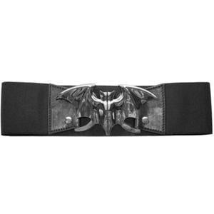 Silver Bat Elastic Waist Belt