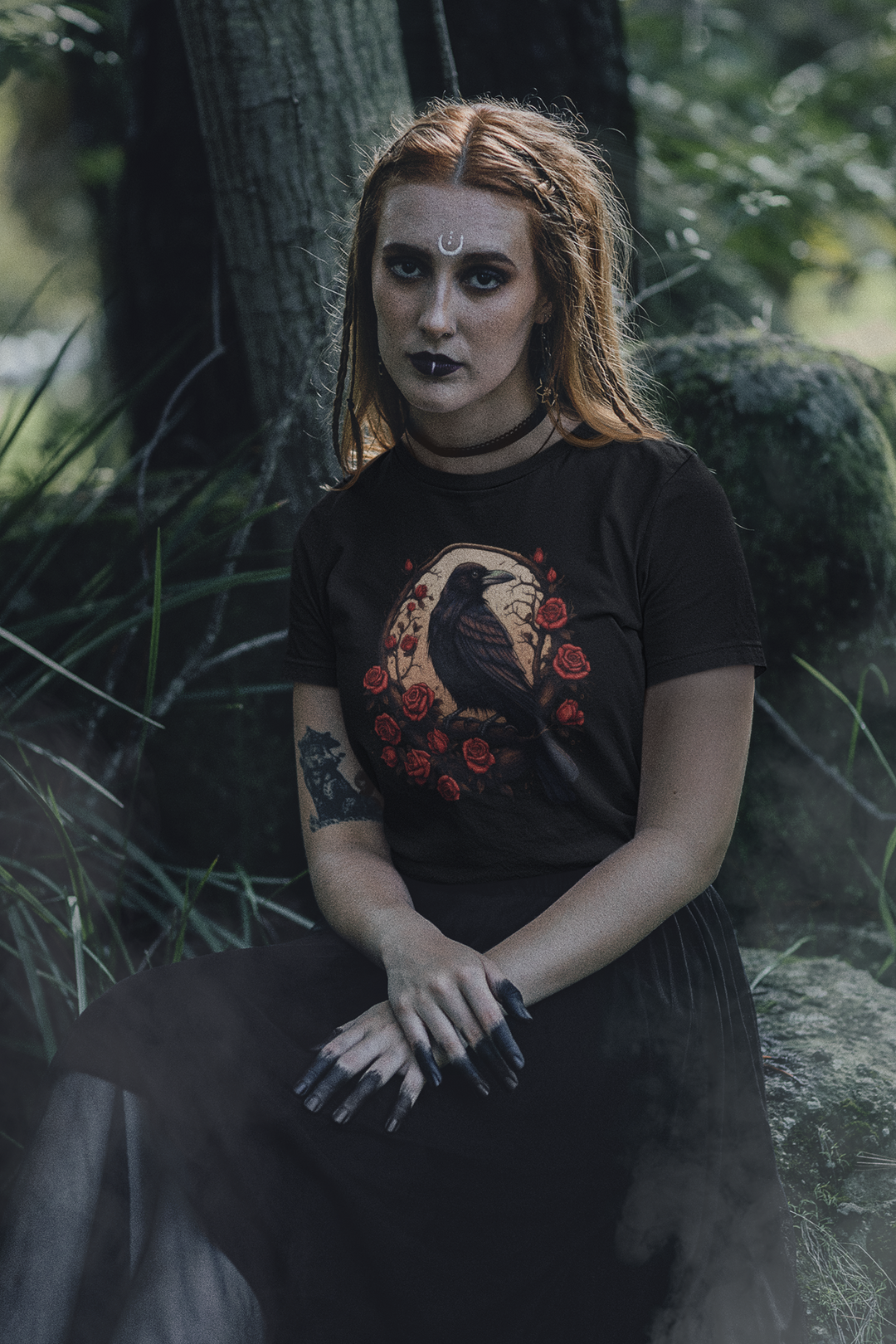 Raven and Roses Tee