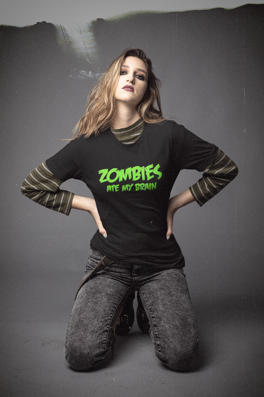 Zombies Ate My Brain Tee