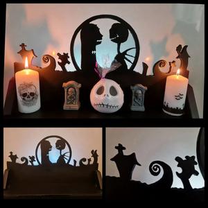 Nightmare Before Christmas Inspired  Handmade Shelf