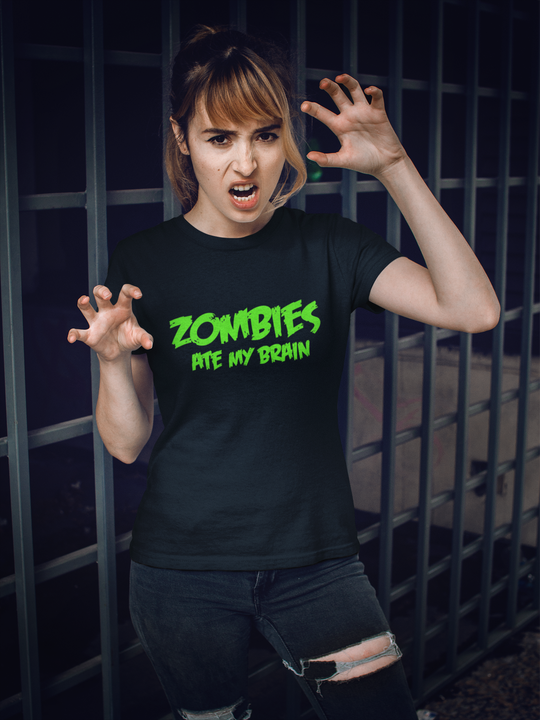 Zombies Ate My Brain Tee