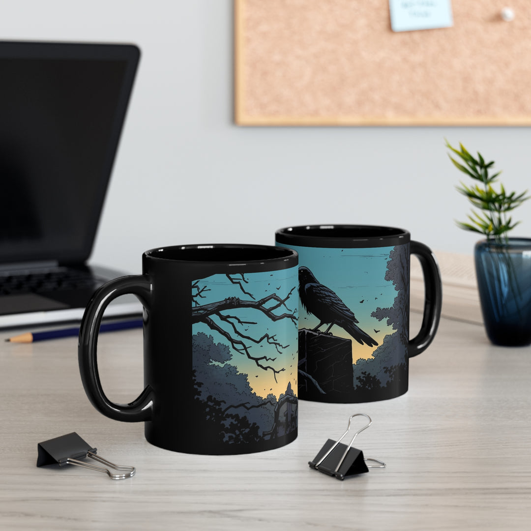 Nocturnal Corvida - Raven Mug