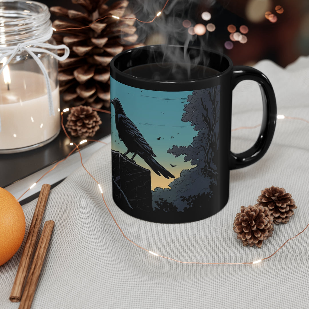 Nocturnal Corvida - Raven Mug