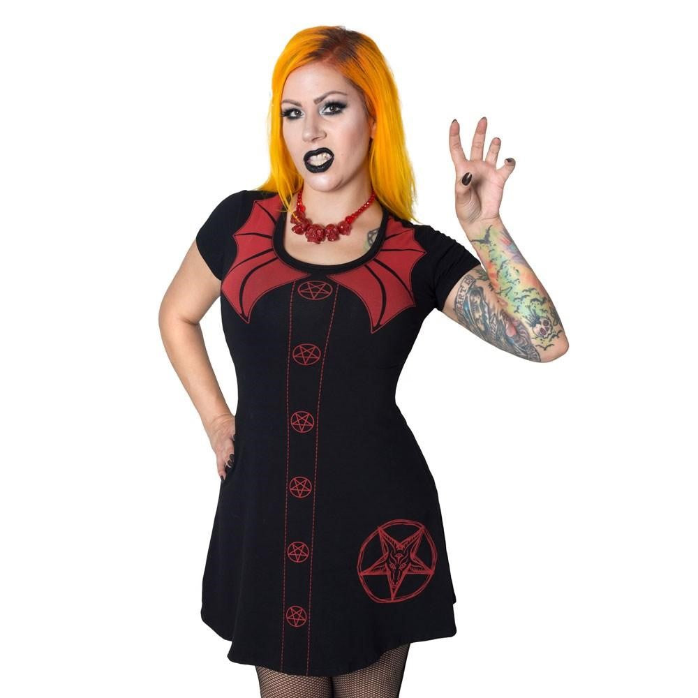 Demon Doll Flare Short Sleeve Dress