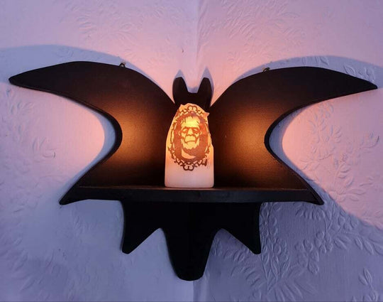 Handmade Corner Bat Shelf