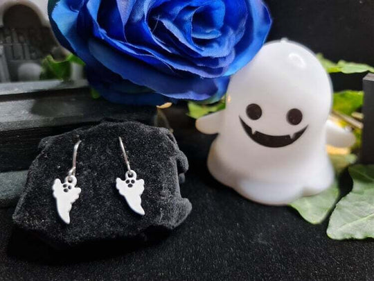 Ghost Dangle Drop Earrings