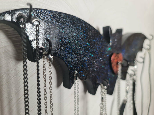 Bat Jewellery / Key Holder -  Glitter