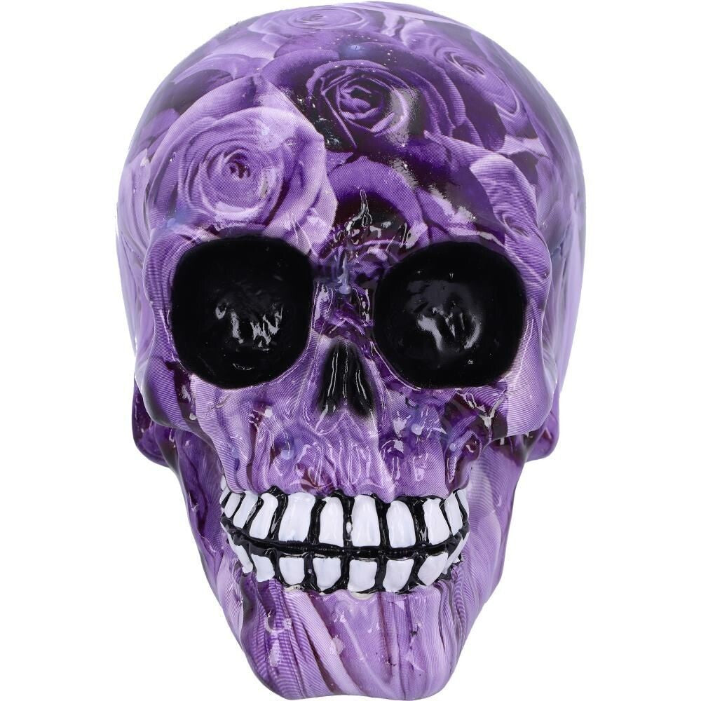Purple Rose Skull