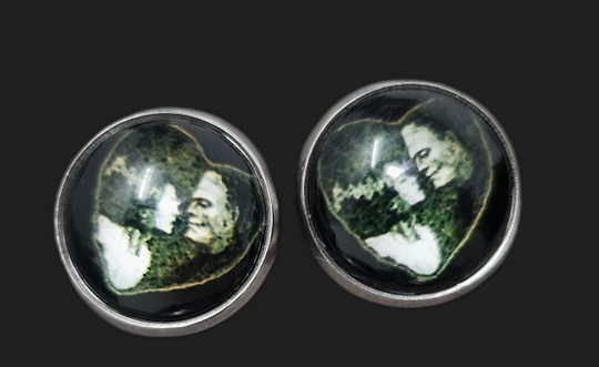 Frankenstein & Bride Studs