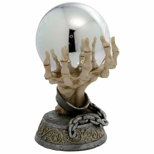 Skeleton Hand LED Metallic Orb