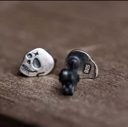 Skull Stud Earrings (925 SS)