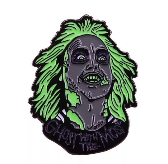 Beetlejuice Enamel Pin