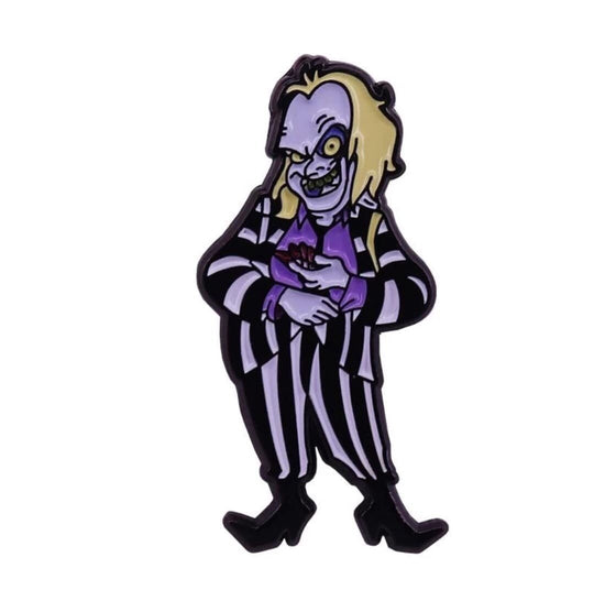 Beetlejuice Enamel Pin