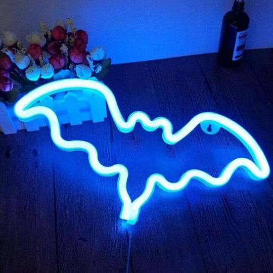 Blue Neon LED Bat Light