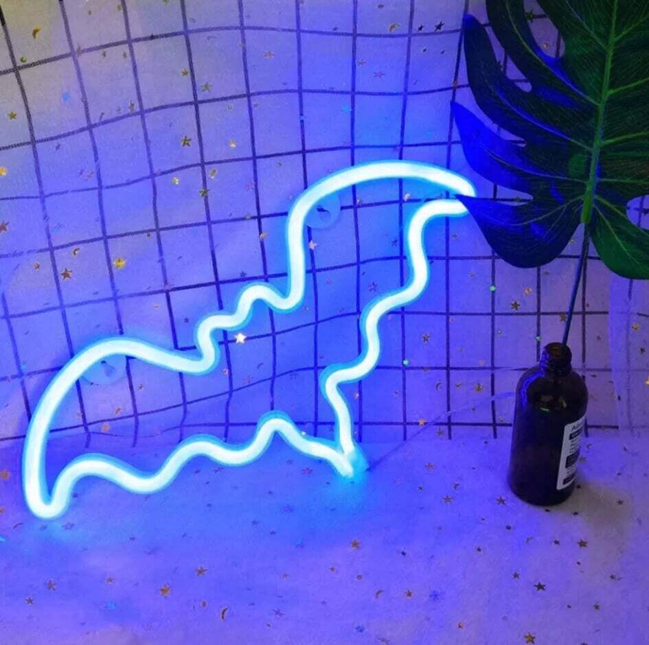 Blue Neon LED Bat Light