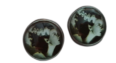 Frankenstein/Bride Studded Earrings