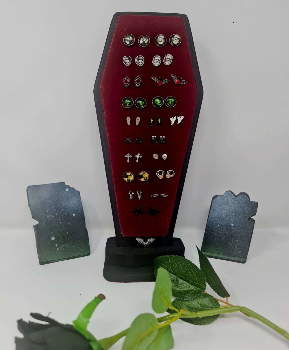 Coffin Earring Display Board