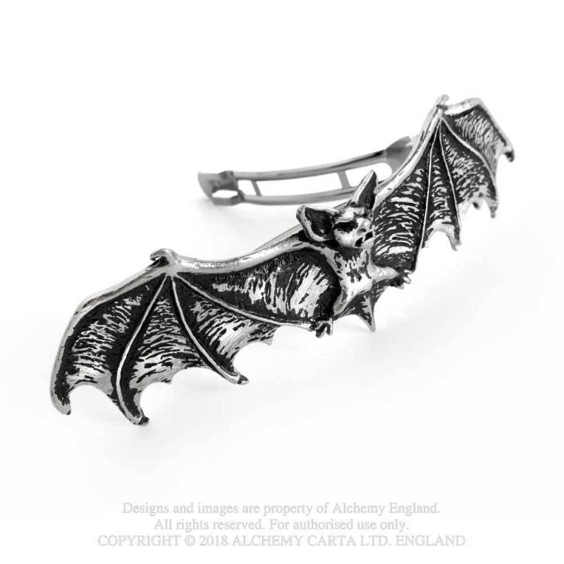 Darkling Bat Hair Slide